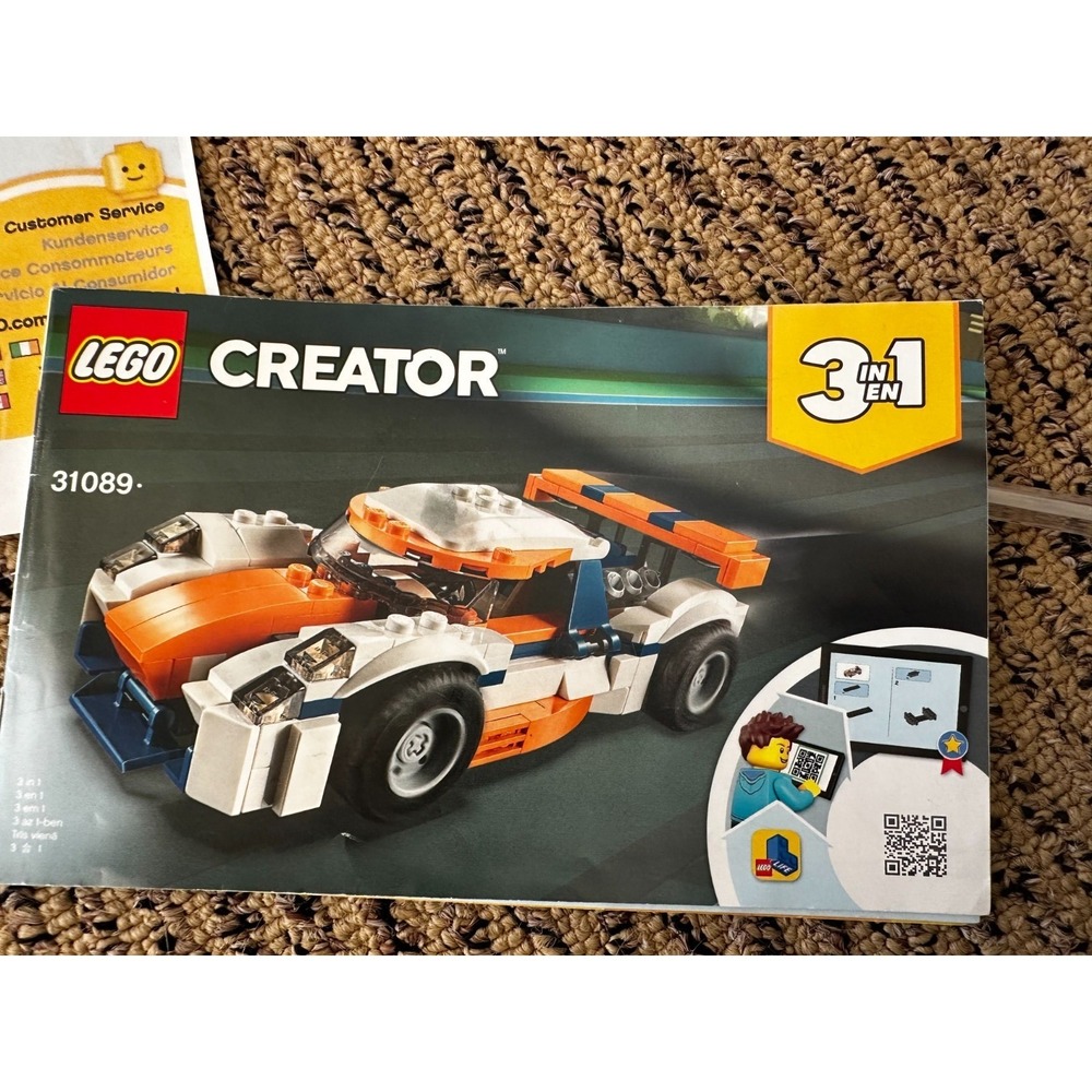 LEGO CREATOR: Sunset Track Racer (31089) Retired Incomplete - Picture 3 of 10
